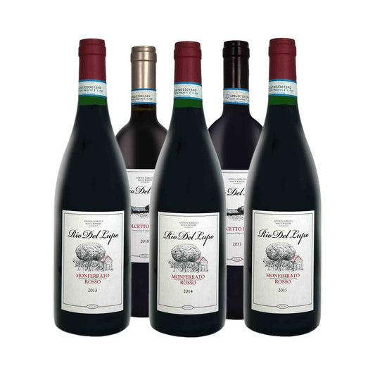 RIO DEL LUPO - Rotwein Paket - 5 x 0.75l