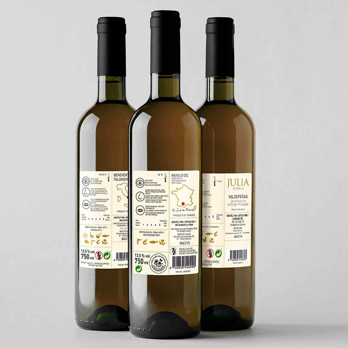 BACCYS Probierpaket Weissweine trocken - 3 x 0.75L