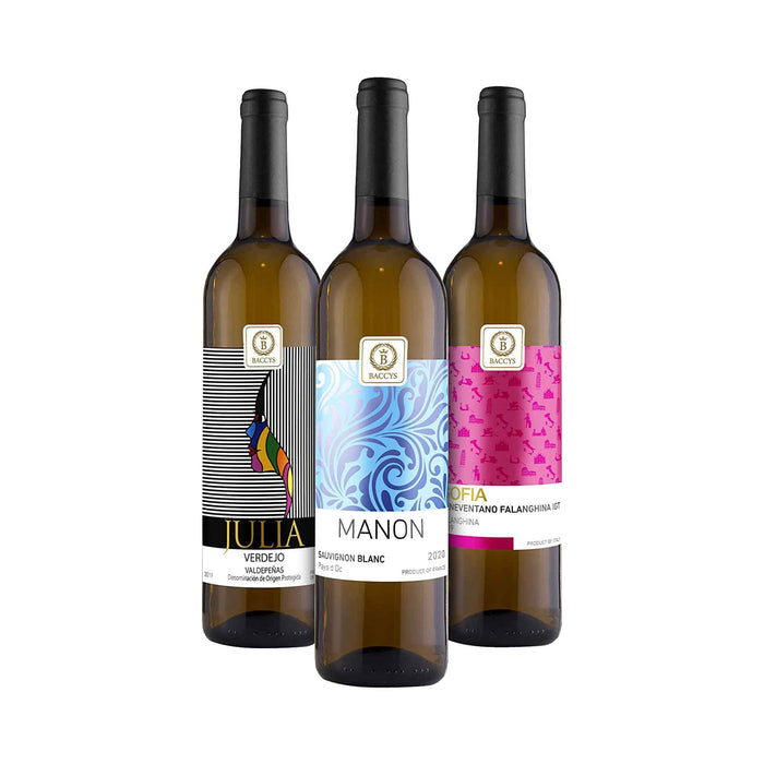 BACCYS Probierpaket Weissweine trocken - 3 x 0.75L