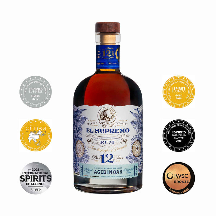 EL SUPREMO Premium Rum Set 1x 8 Años & 1x 12 Años