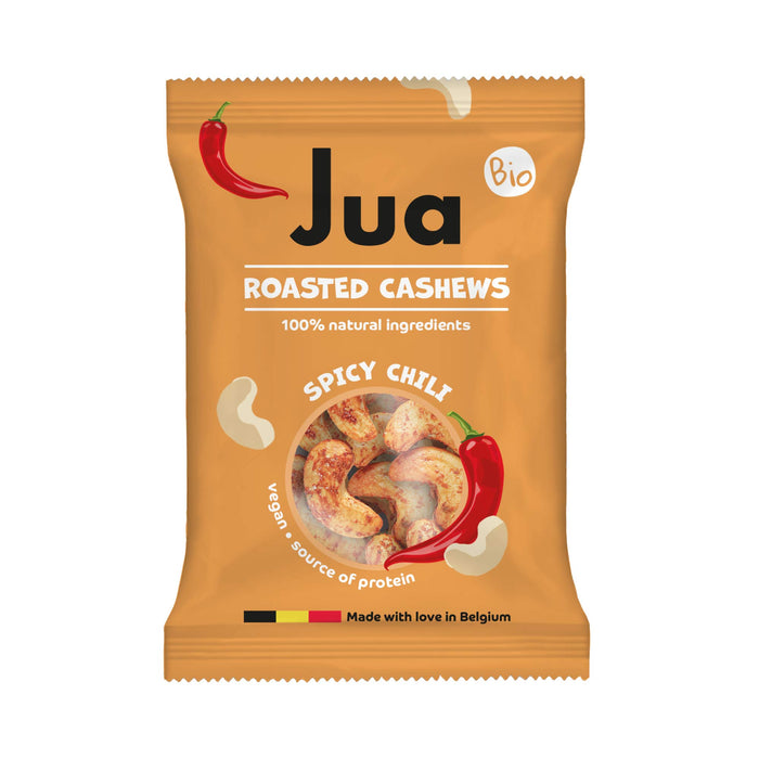 JUA Bio Geröstete Cashew Nüsse mit Chili 35G