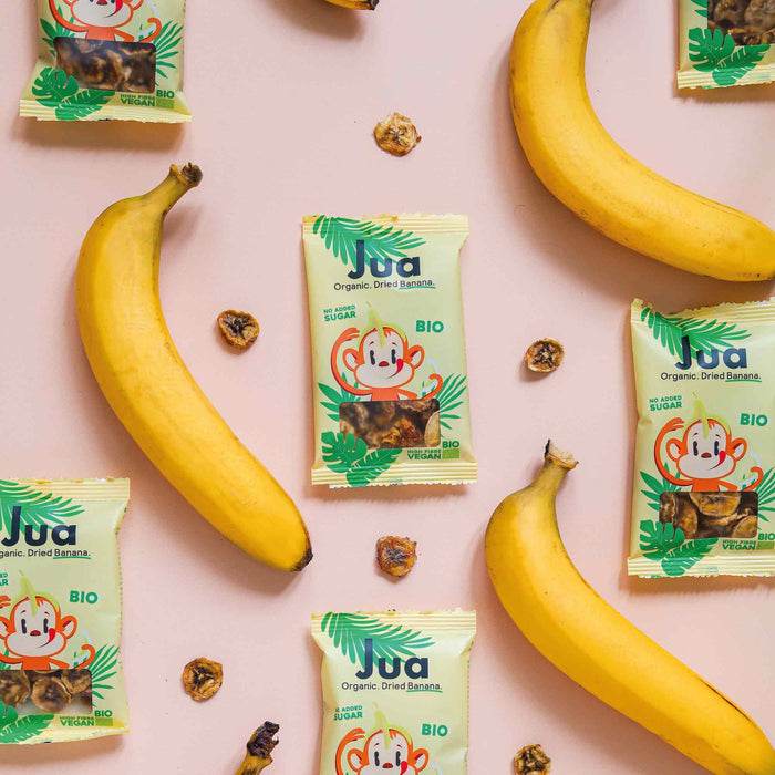 JUA Bio Getrocknete Bananen 25G