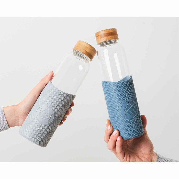 NEON KACTUS Trinkflasche aus Glas  550ml - Super Sonic + BACCYS natürliches Aroma Heidelbeere gratis