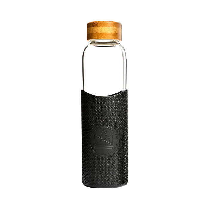 NEON KACTUS Trinkflasche aus Glas  550ml - Rock Star + BACCYS natürliches Aroma Pflaume gratis