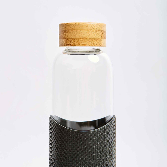 NEON KACTUS Trinkflasche aus Glas  550ml - Rock Star + BACCYS natürliches Aroma Pflaume gratis