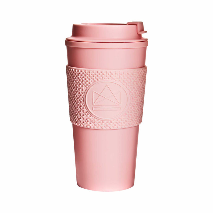 NEON KACTUS Doppelwandiger Kaffeebecher 450ml- Pink Flamingo