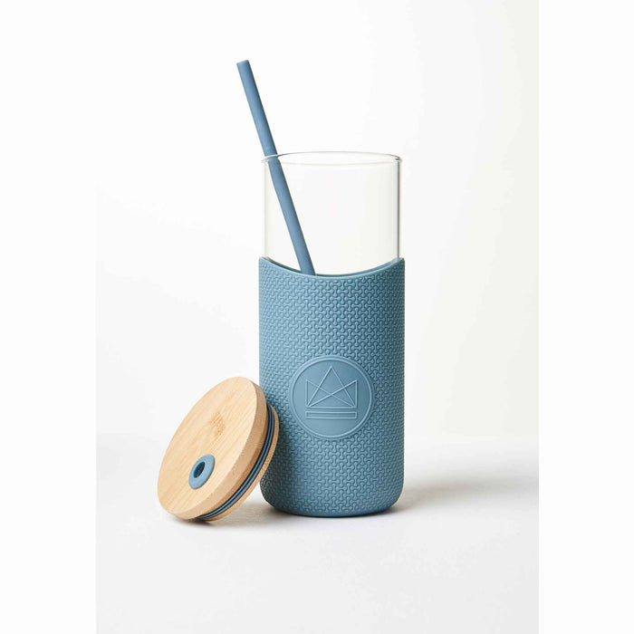 NEON KACTUS Trinkglas mit Deckel und Trinkhalm 1000ml - Super Sonic + BACCYS Natürliches Aroma Krische gratis