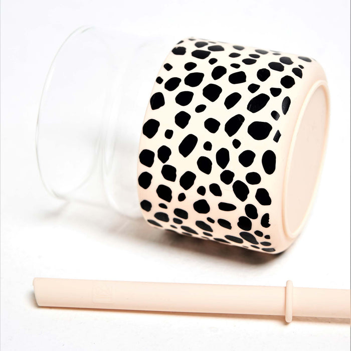 NEON KACTUS Glasbecher für Kinder 230ml - Leopard
