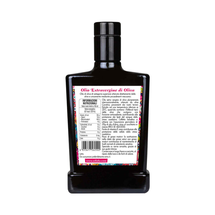 OILALÀ natives Bio-Olivenöl extra, reinsortig Coratina aus Apulien, 250 ml