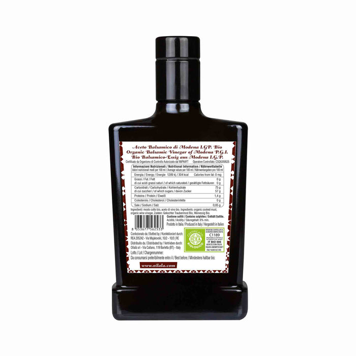 OILALÀ BIO Balsamico-Essig aus Modena I.G.P., 250ml