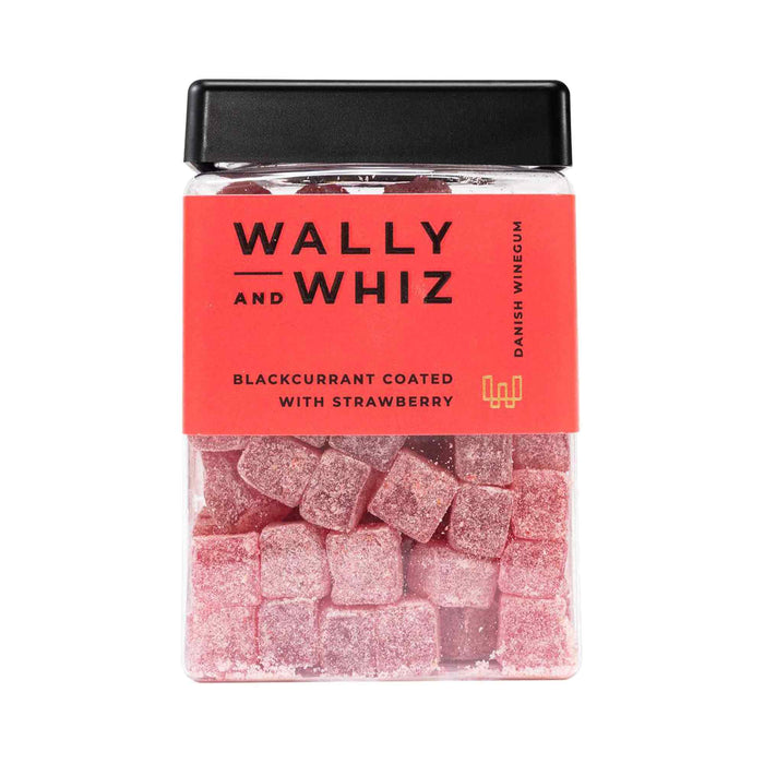 WALLY AND WHIZ Schwarzes Johannisbeer mit Erdbeer Gourmet-Weingummi