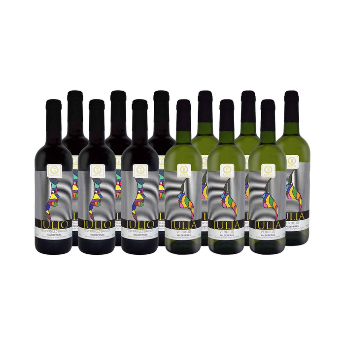 BACCYS Spanischer Wein - DUO SET - 6x JULIA & 6x JULIO (12 x 0.75L)