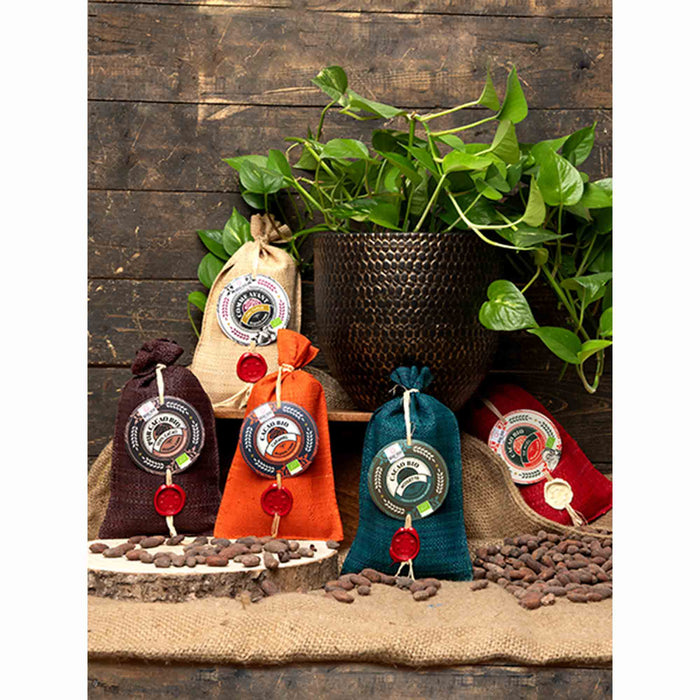 QUAI SUD Bio Kakaopulver Karamell Raffia Beutel