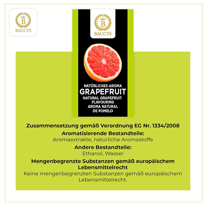 BACCYS Natürliches Aroma - Grapefruit