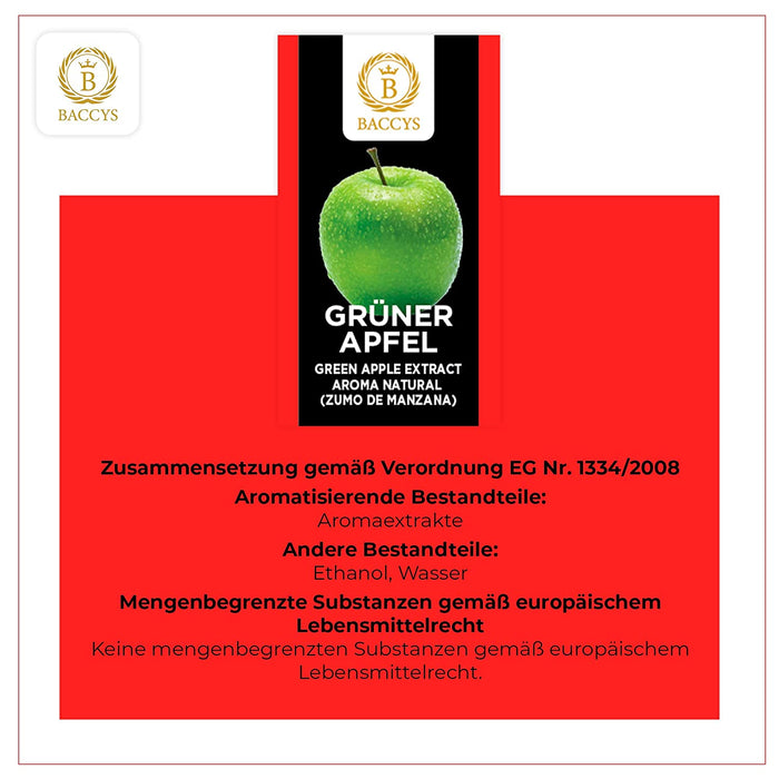 BACCYS Aromaextrakt - Grüner Apfel