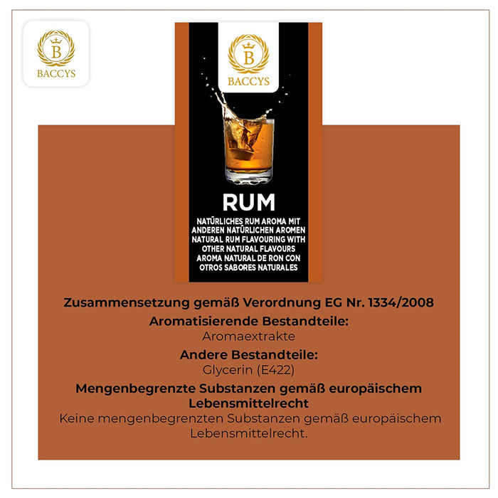 BACCYS Aromaextrakt - Rum