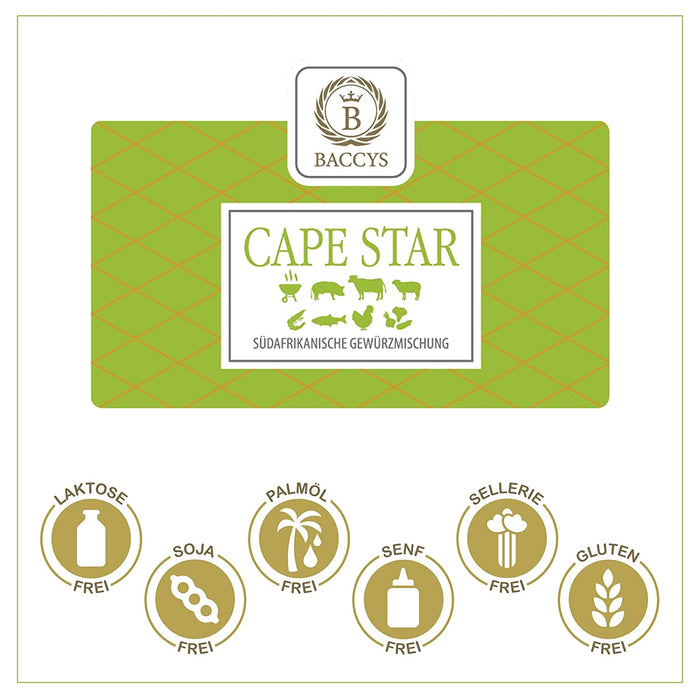 BACCYS Gewürzmischung - CAPE STAR - südafrikanisch
