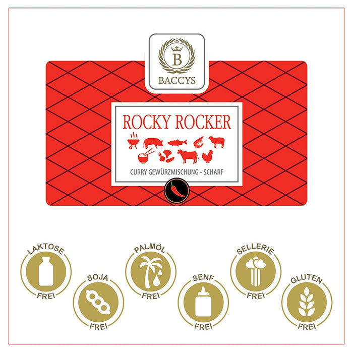 BACCYS Gewürzmischung - ROCKY ROCKER - Curry scharf